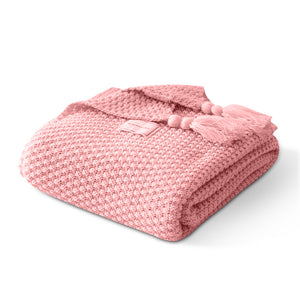 Soft Knitted Throw Blanket